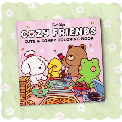 Cozy Friends Coloring Book
