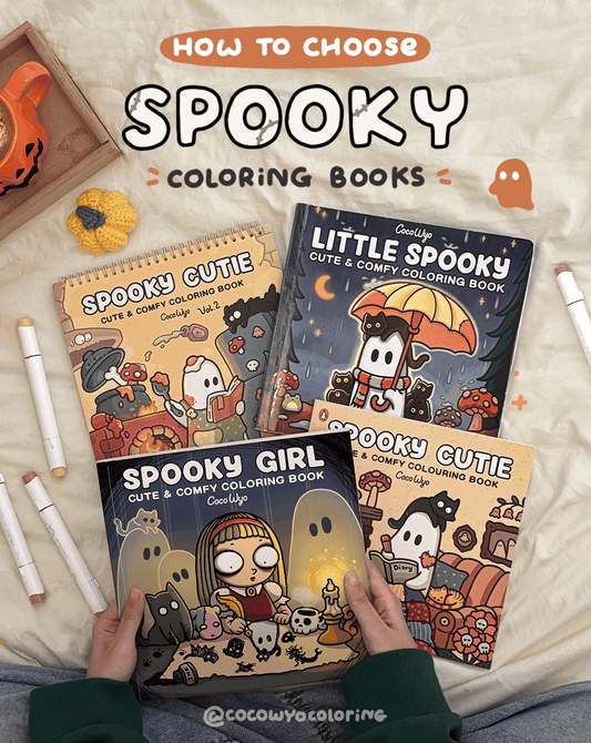 How to choose Spooky Coloring Book?