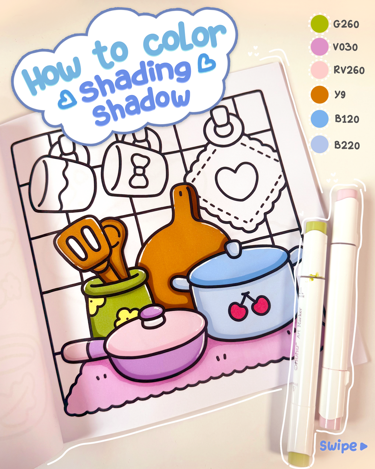 How to color - Shading & Shadow - COCO WYO