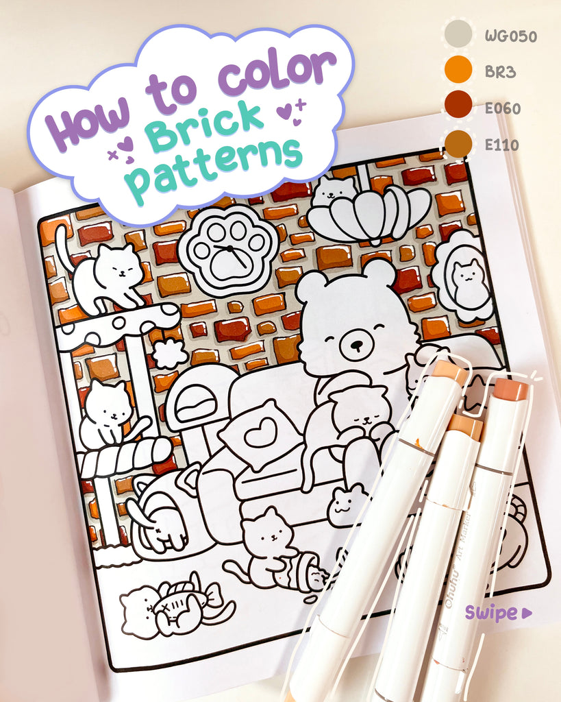 How to color - Brick patterns