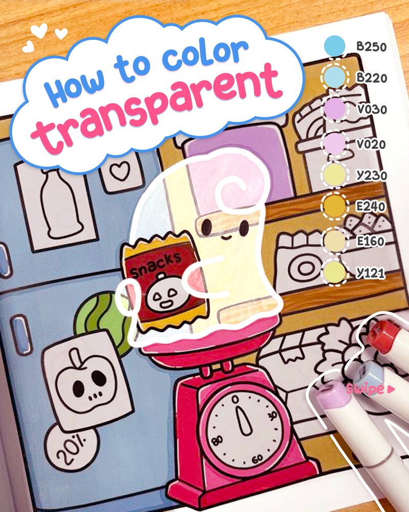 How to color - Transparent