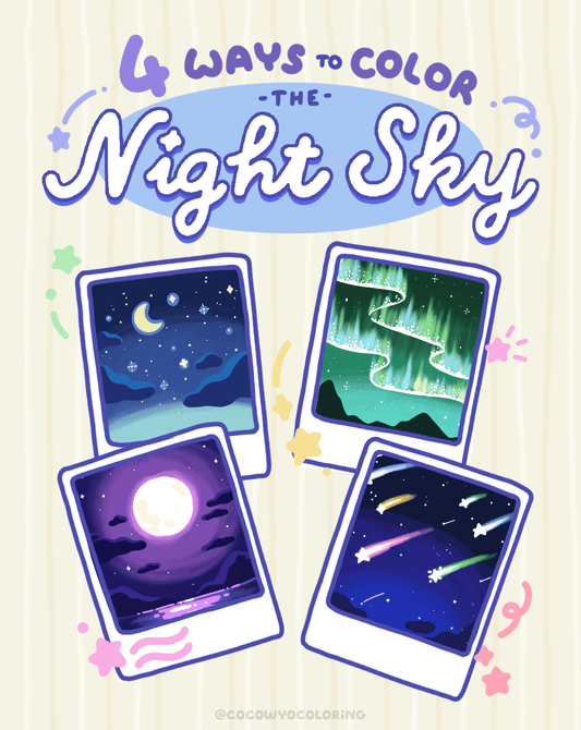 How to color Night Sky