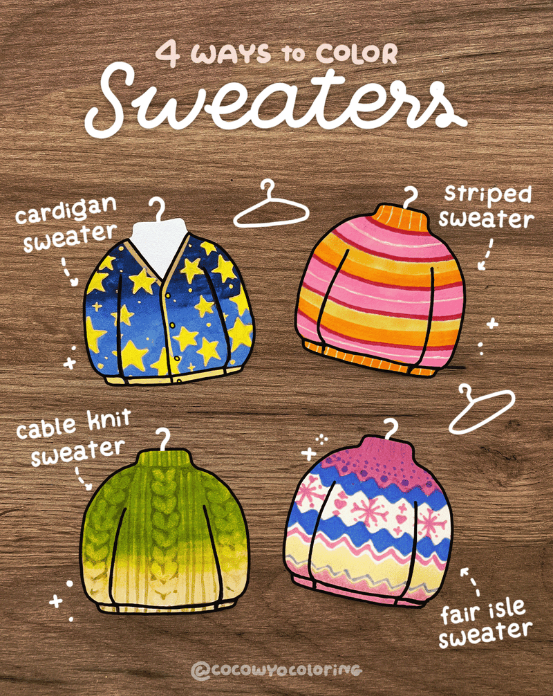 How to Draw a Sweater