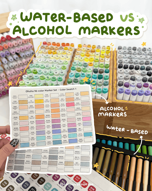 Alcohol vs Water-Based Markers: What’s Best for Coloring?