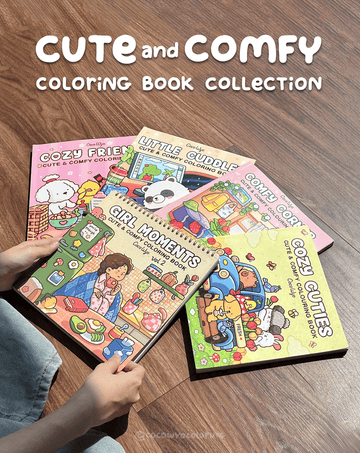 Cute and Comfy Coloring Book Collection