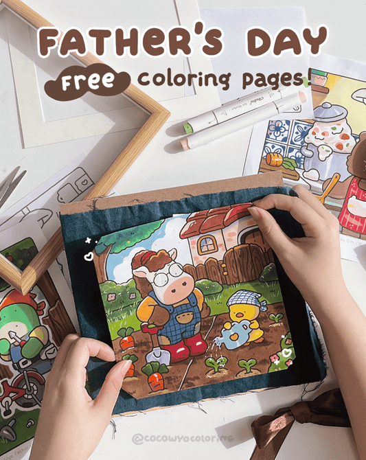 Happy Father’s Day: Free Coloring Pages!