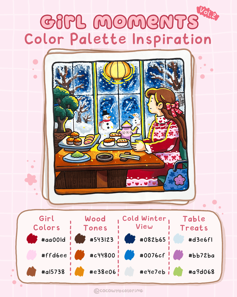 Girl Moments Vol 2 Color Palette Ideas