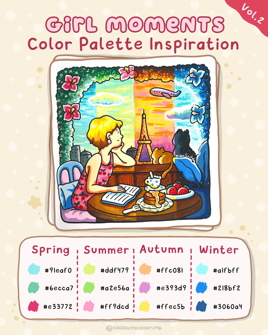 Girl Moments Vol. 2 Color Palette Inspiration