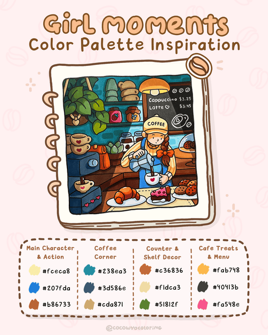 Girl Moments Color Palette (Morning Cafe)