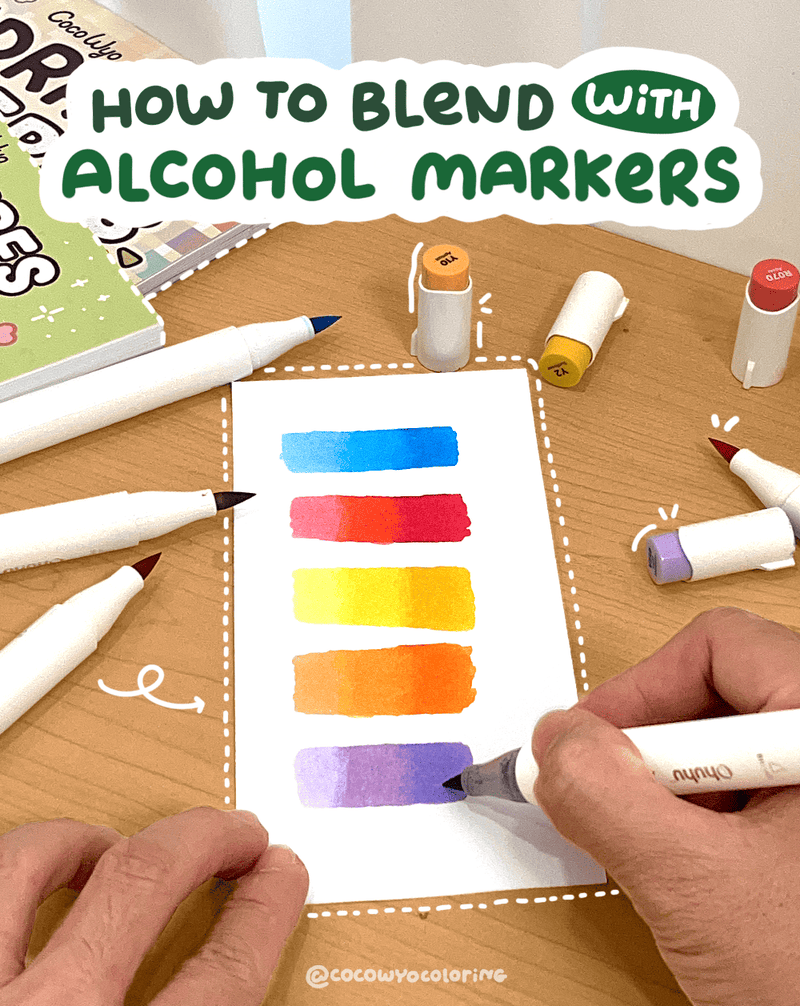 How to Blend Alcohol Markers for Beginners