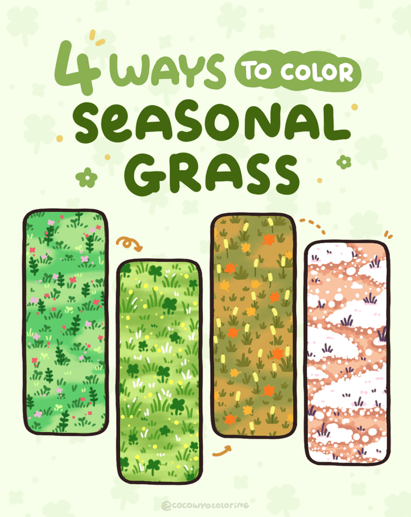How to Color Grass