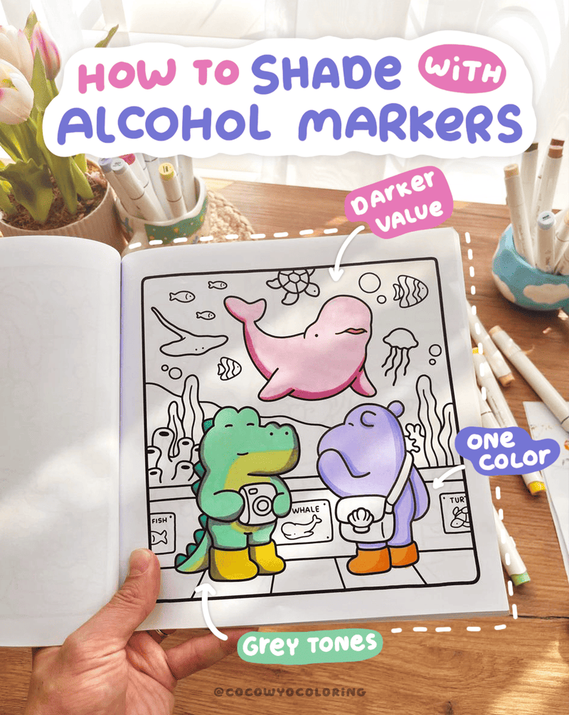 How To Shade With Alcohol Markers