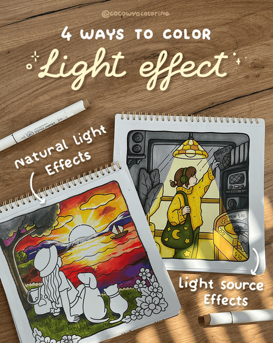 How to Draw Lighting Effects
