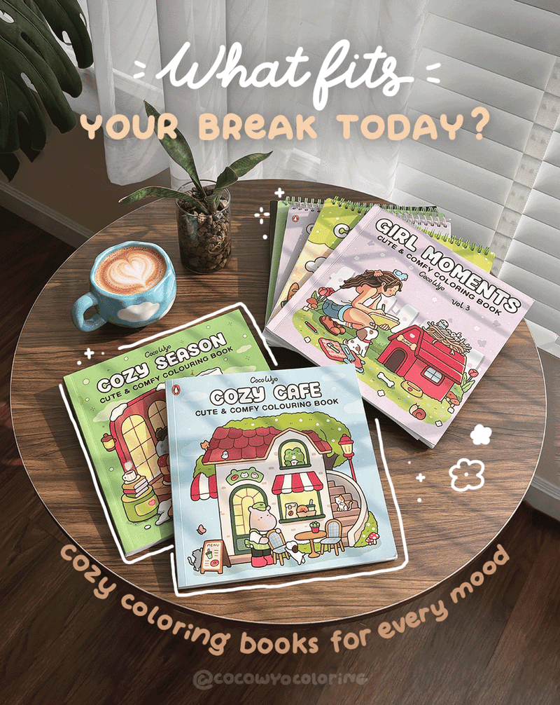 How to Pick the Cozy Coloring Book for Your Daily Breaks (and Your Mood)