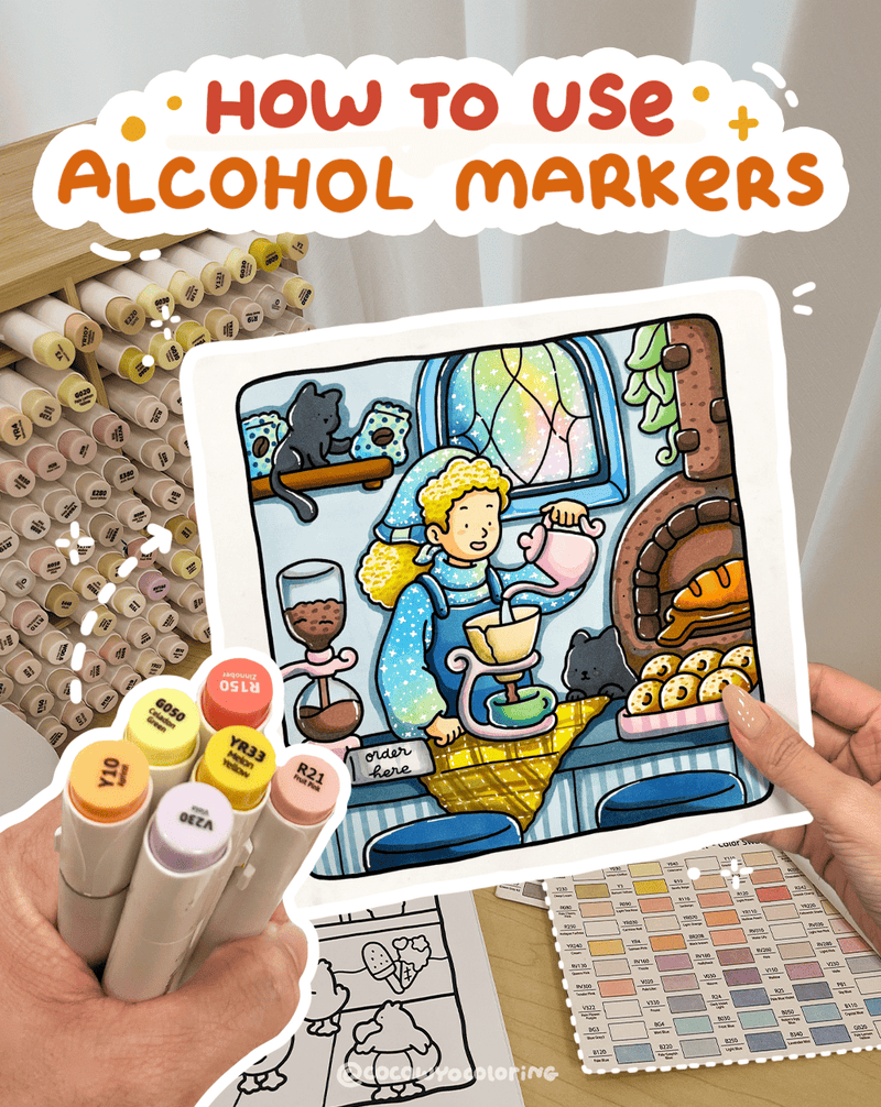 How to Use Alcohol Markers for Beginners