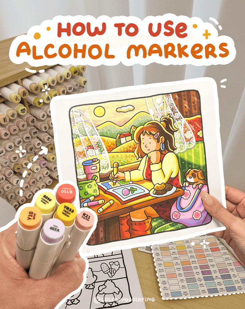 How to Use Alcohol Markers for Beginners