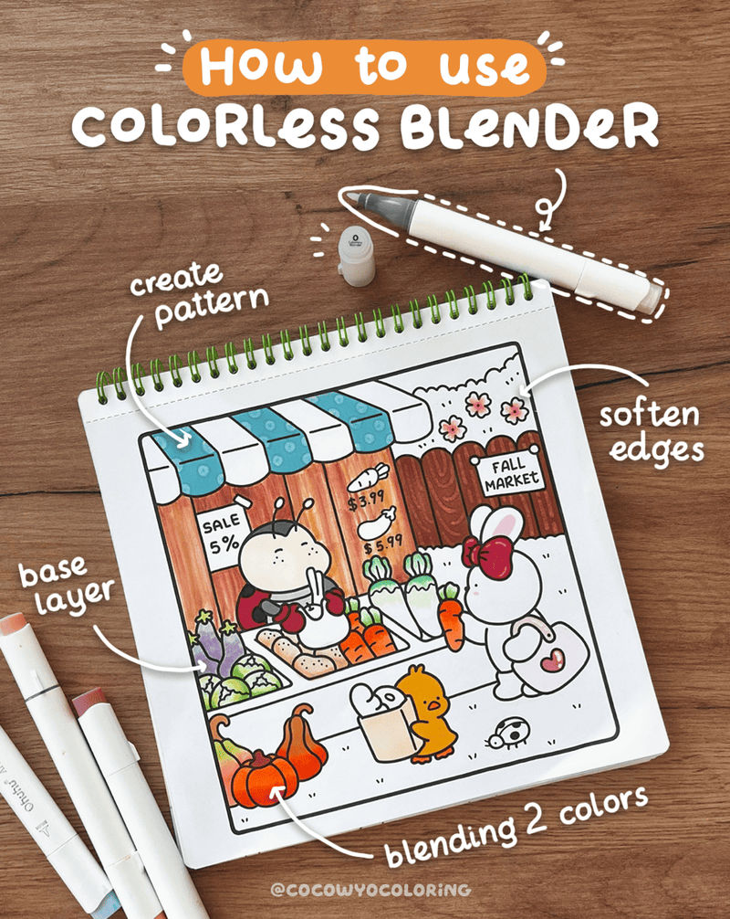 How to Use Colorless Blender Marker