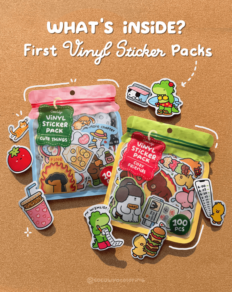 Meet Coco Wyo’s First Vinyl Sticker Packs