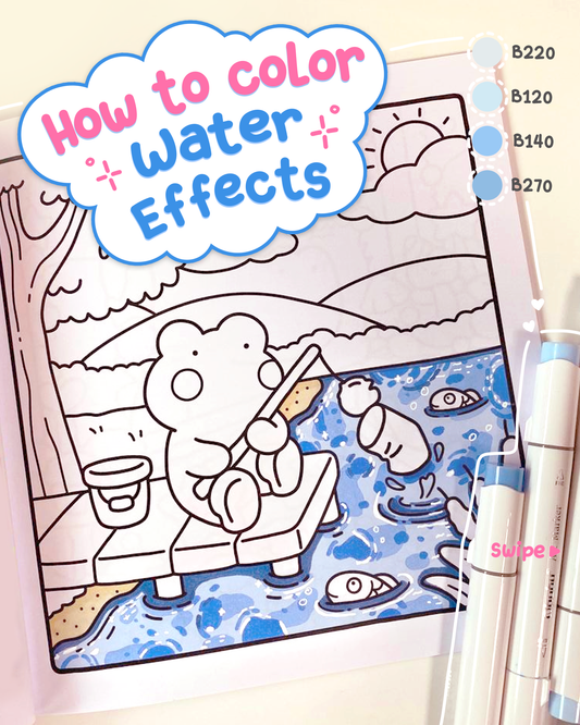 How to color - Water effects