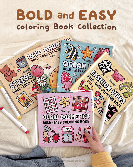 Bold and Easy Collection Coloring Books