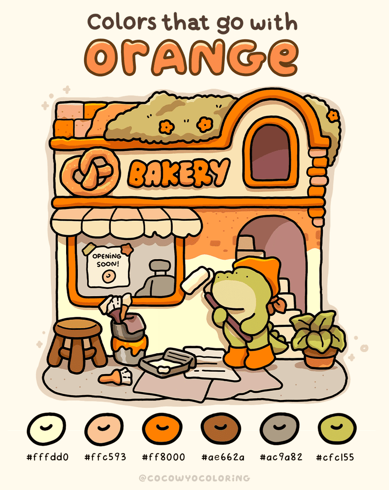 Colors That Go with Orange