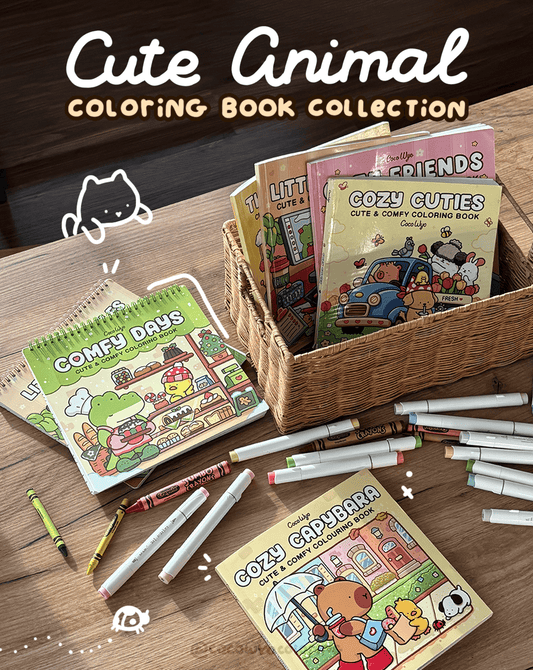 Cute Animal Coloring Books Collection