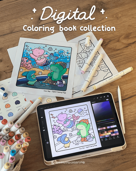 Digital Coloring Book Collection
