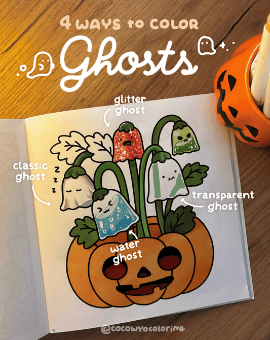 How to Color a Ghost: Spooky-Cute Coloring Guide