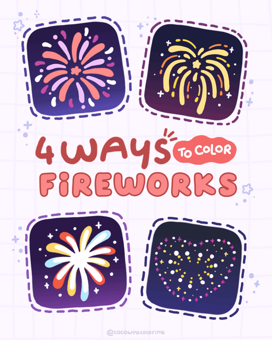 4 Ways to Color Fireworks