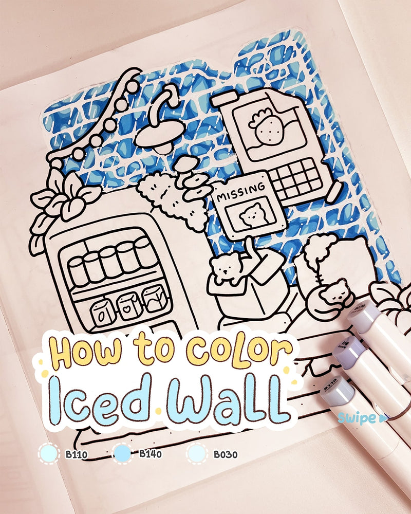 How to color Iced Wall