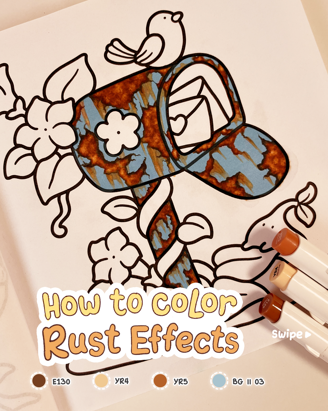 How to color - Rust Efffects - COCO WYO