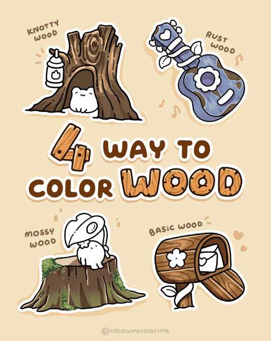 How to color Wood