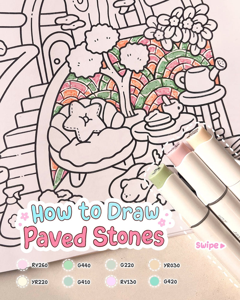 How to draw Paved Stones