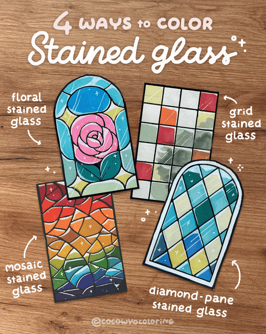 How to Draw Stained Glass?