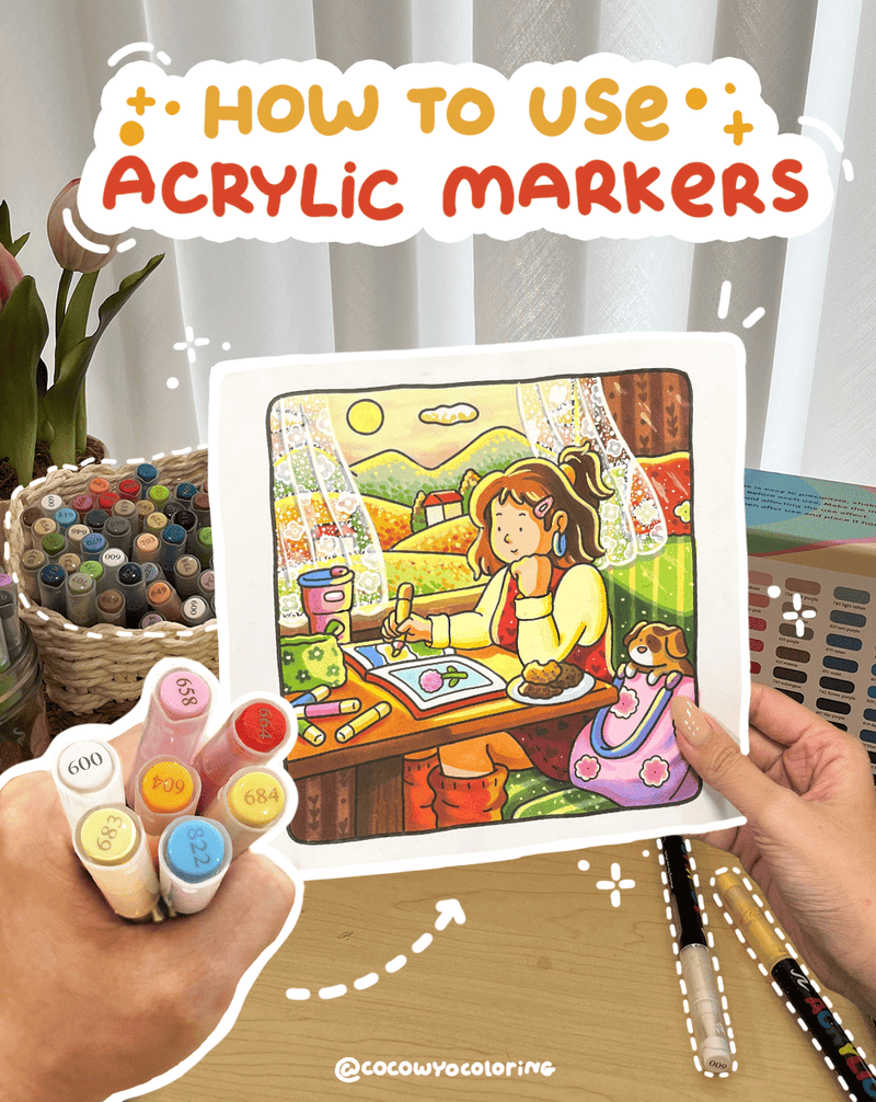 How to Use Acrylic Markers for Beginners