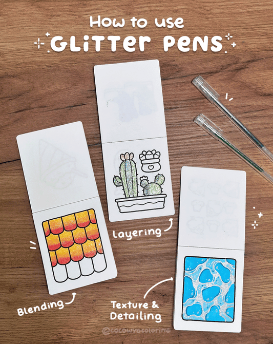 How To Use Glitter Pens?