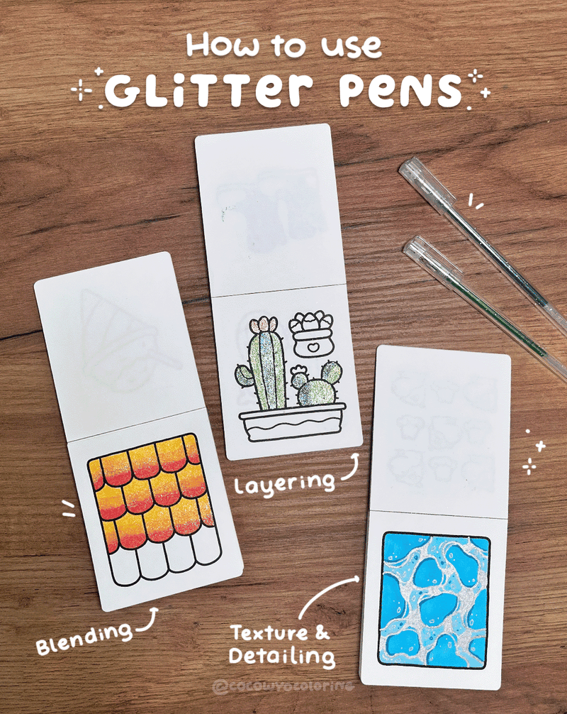 How To Use Glitter Pens