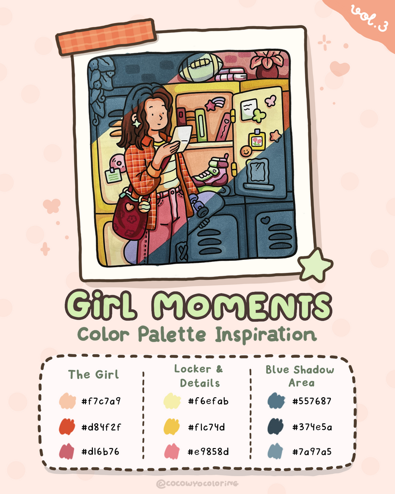 Locker Moment Color Ideas | Girl Moments Vol. 3