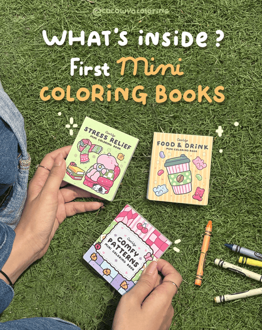 What’s inside Mini Coloring Books