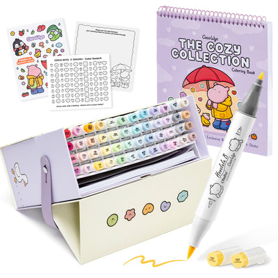 Coco Wyo × Ohuhu: The Cozy Mood Coloring Kit