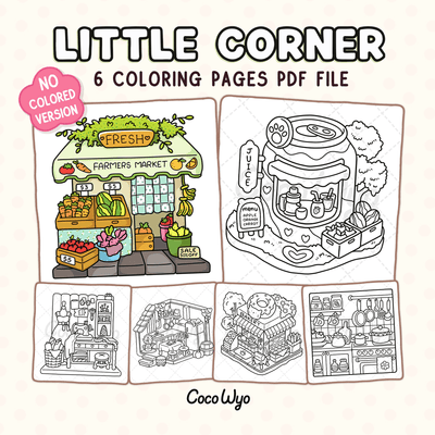 Little Corner Coloring Pages