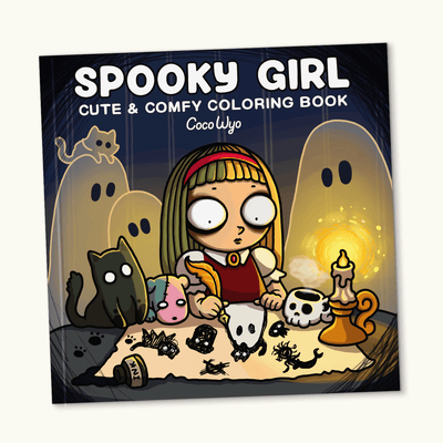 Spooky Girl Coloring Book