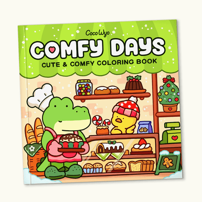 Comfy Days Coloring Book