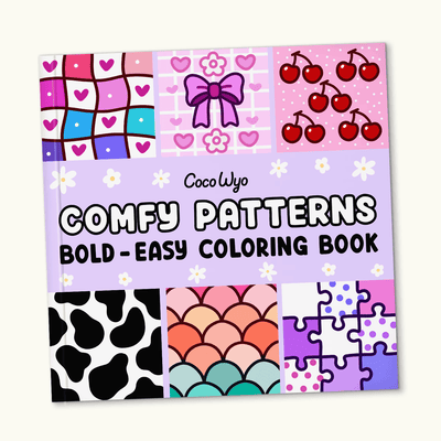 Comfy Patterns Coloring Book