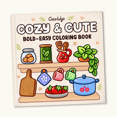 Cozy & Cute Coloring Book