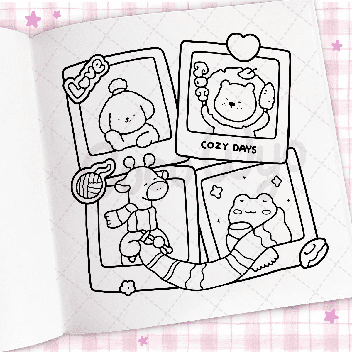 Cozy Days Coco WY colorful pages
