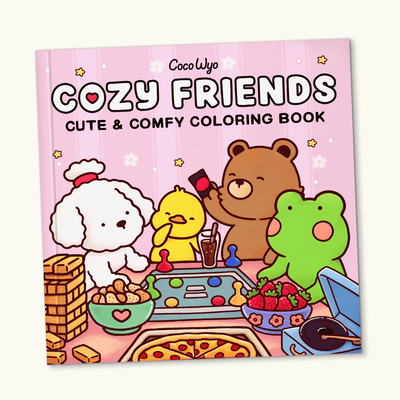 Cozy Friends Coloring Book