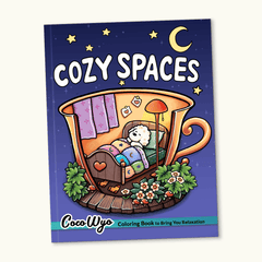 Cozy Spaces Coloring Book