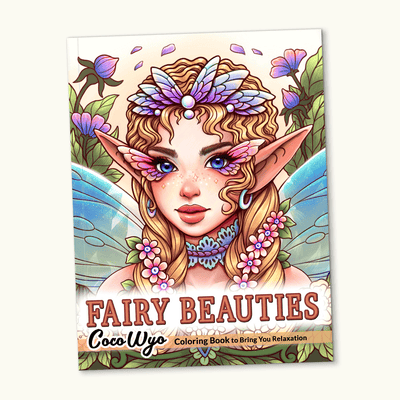 Fairy Beauties Coloring Book