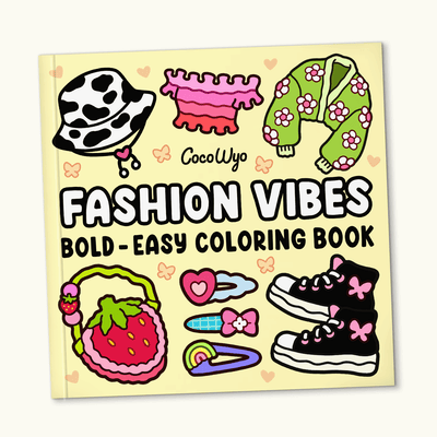 Fashion Vibes Coloring Book